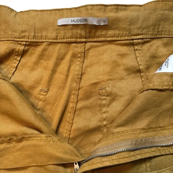 HUDSON (Anthropologie) Tie Waist Wide Leg Trouser in Desert Sand, Sz 32 - Picture 10 of 14